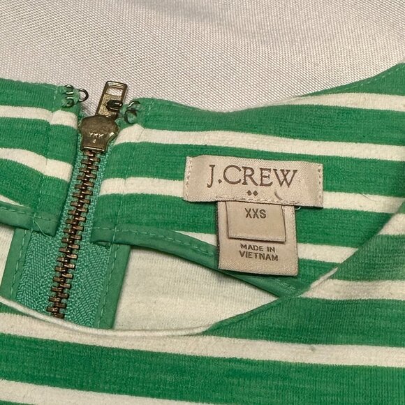 Green and White Striped J. Crew 'Daybreak' Dress - Picture 3 of 3